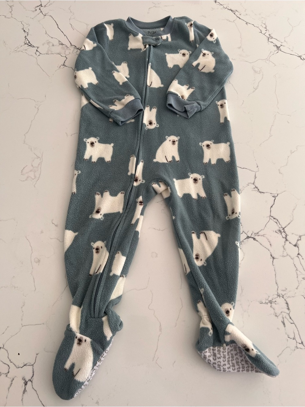Carter’s Fleece Footed Pajamas Polar Bears